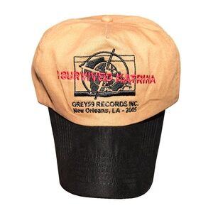 GREY59 "I survived Katrina" Duckbill Hat